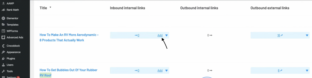 faceți clic pe adăugare