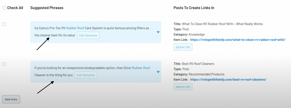 editați propoziții pentru a fi interconectate