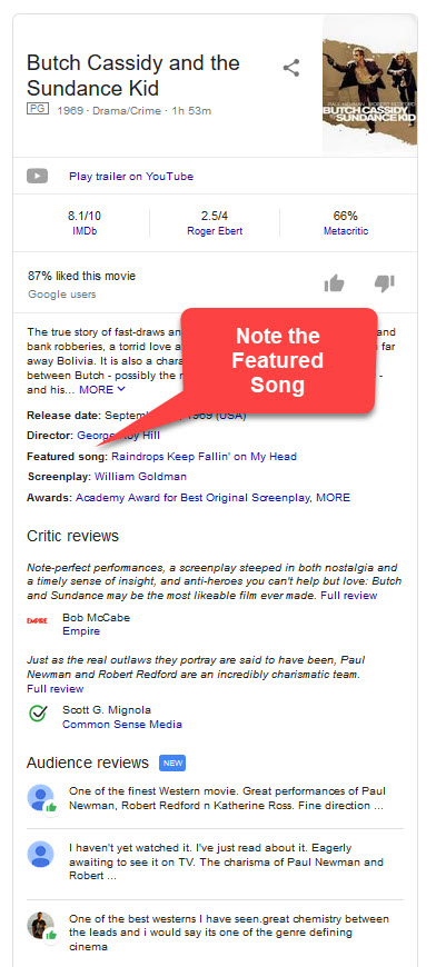 ブッチキャシディのストラクチャードエンティティカード