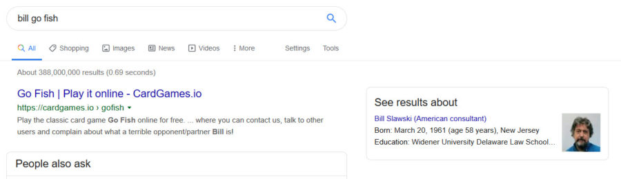 Begriffsklärung Panel Bill Go Fish
