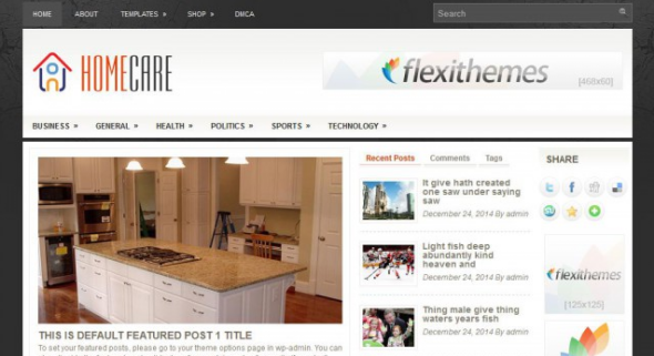 HomeCare WordPress 主题