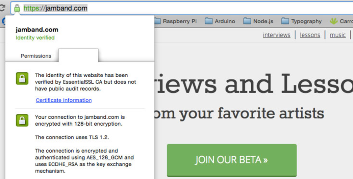 Domänenvalidiertes Zertifikat