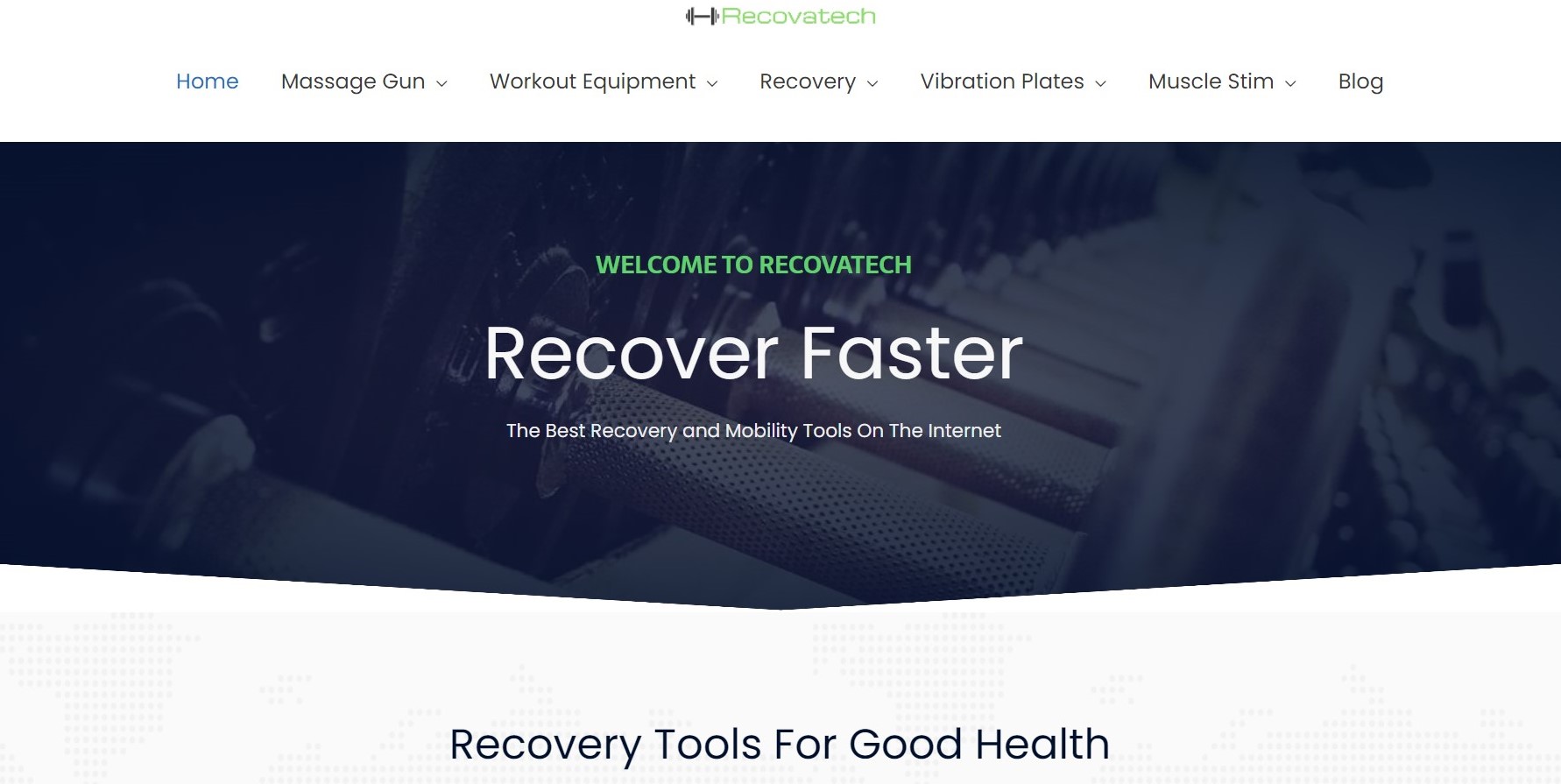 recovatech_affiliate 營銷網站主頁
