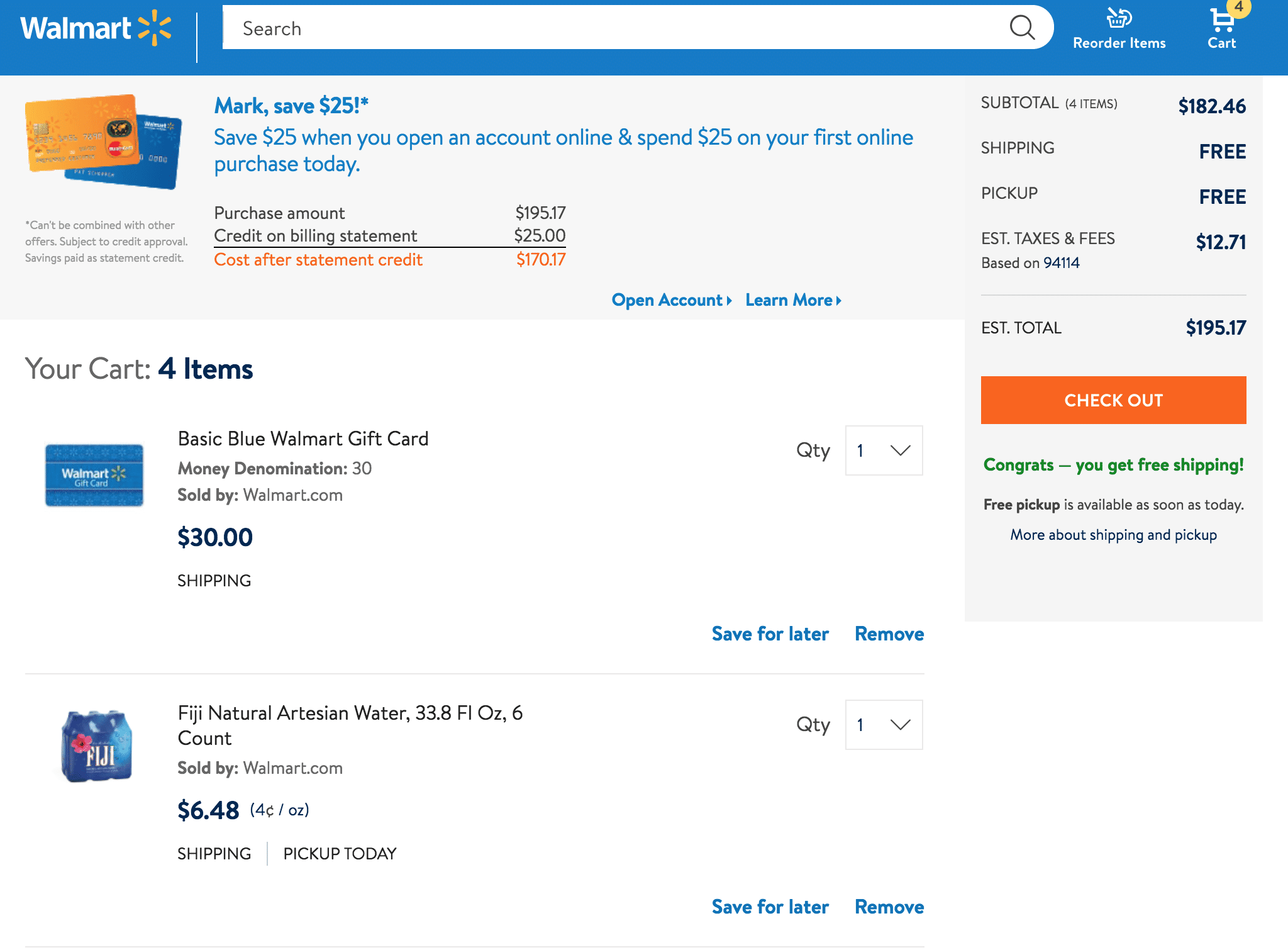 配達予定日時を表示する