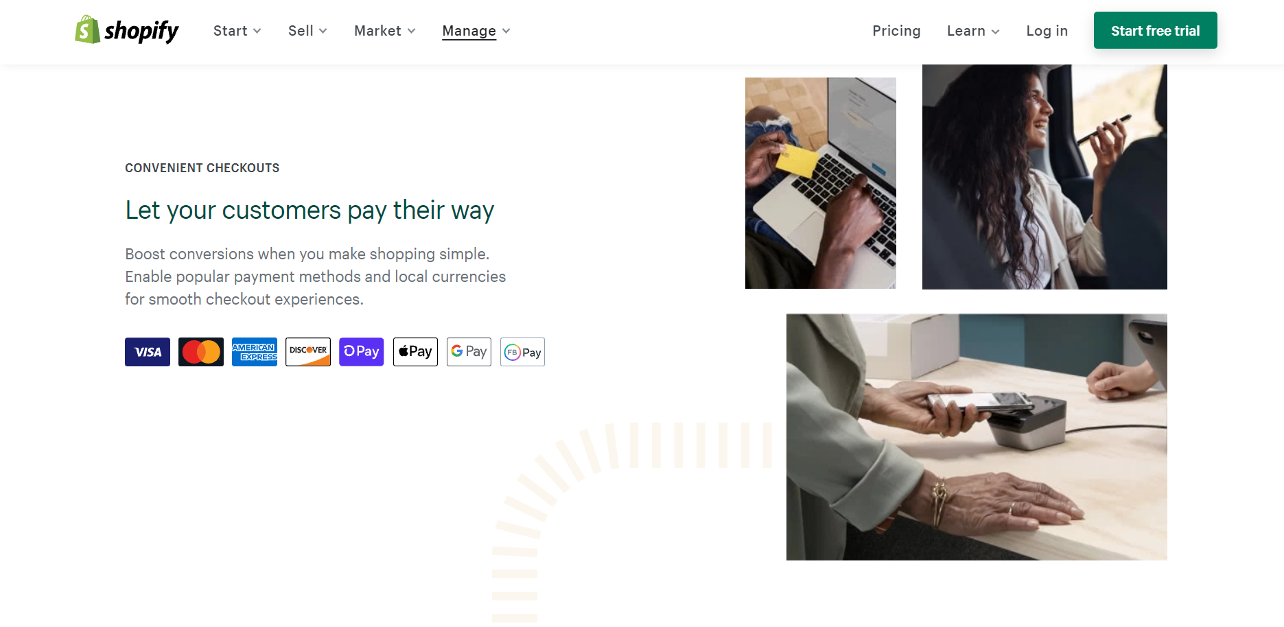 Shopify - Metode de plată