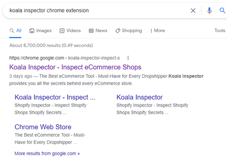 Koala-Inspektor Serps