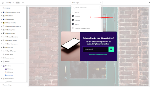 قم بإنشاء صفحة قادمة قريبًا باستخدام صفحة كلمة المرور