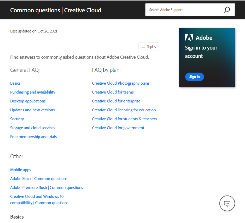أدوبي سحابة الإبداعية