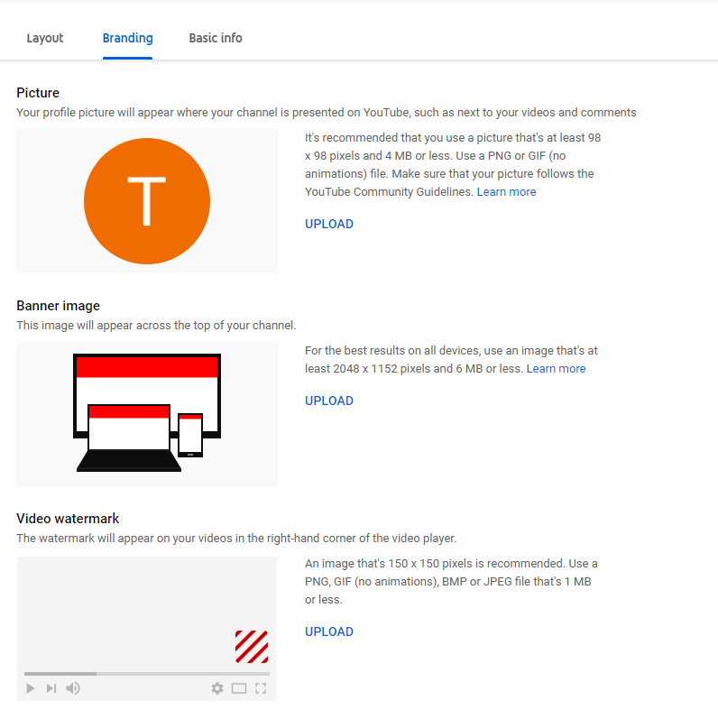 Kanalbilder hinzufügen