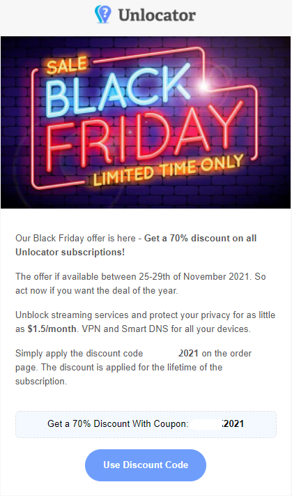 Promuovi i codici promozionali