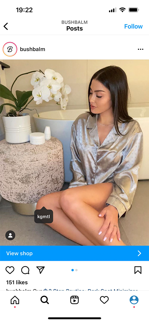 Exemplu de postare IG