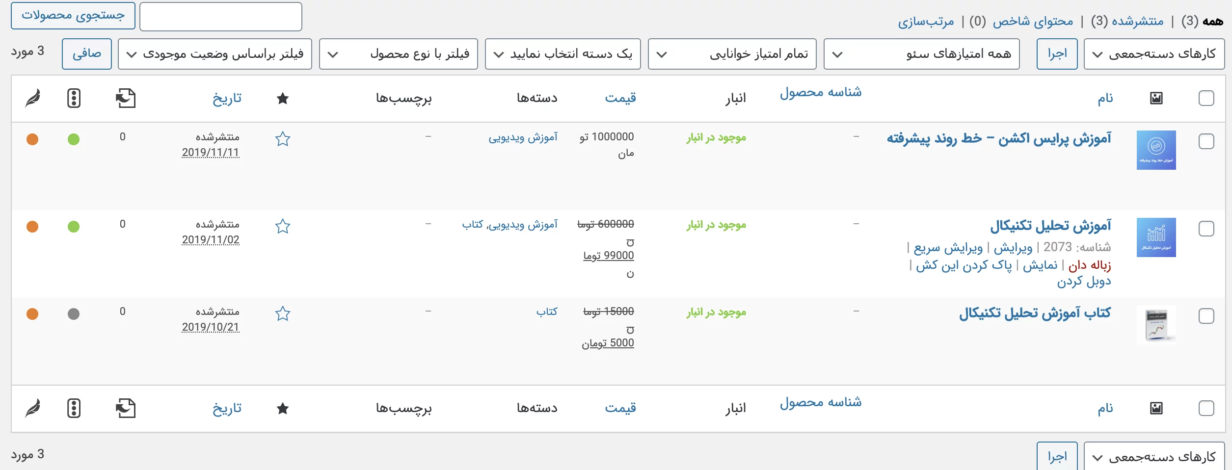 WooCommerce Products