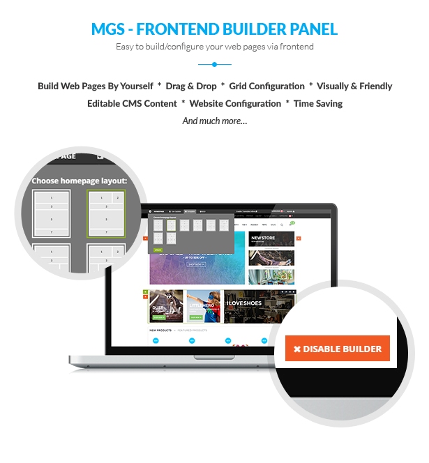 Konstruktor frontendu MGS Magento