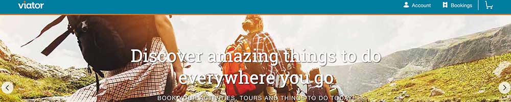 mercato delle attività e dei tour viator