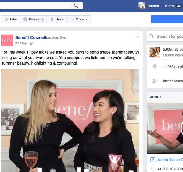 Beneficia del content marketing di Facebook