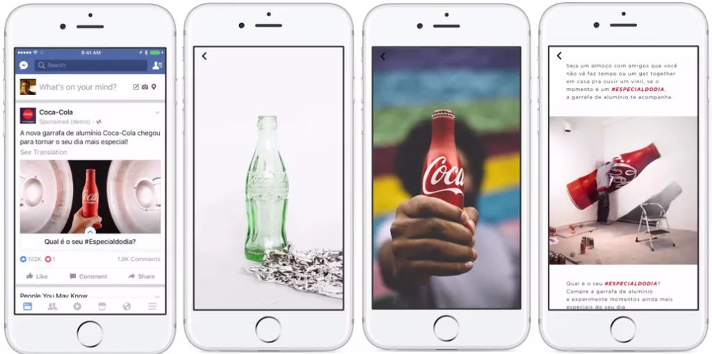 Werden Sie kreativ mit Facebook Advertising Instant Experiences Instant