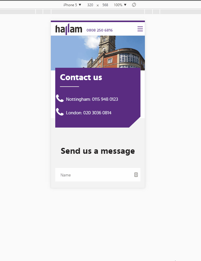 Chrome dev tools мобильный тест