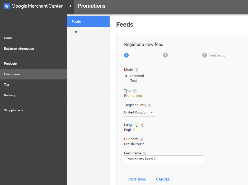 إرسال موجز الترويج