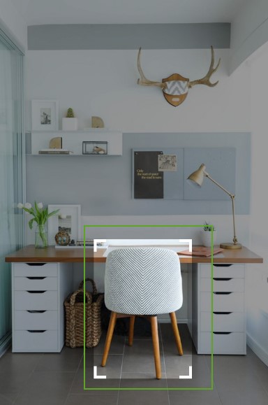 Vergrößern der visuellen Pinterest-Suche