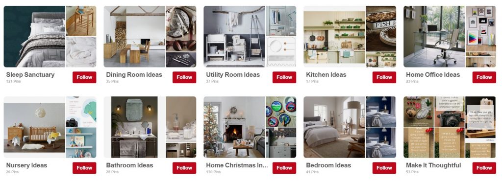 Pinterest-Themen-Boards - John Lewis