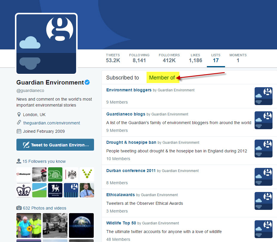 Twitter Listelerini Araştırma - Etkileyenleri Bulma