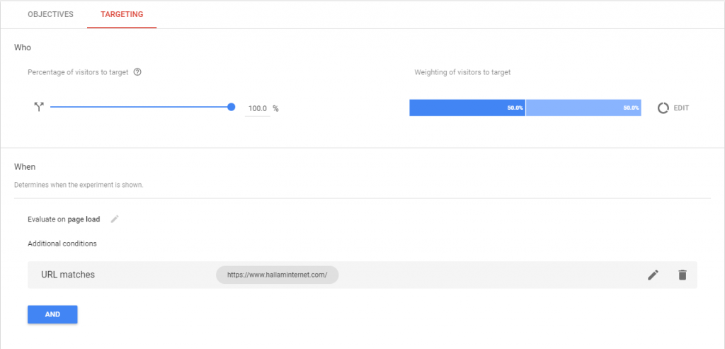 google-optimize-targeting