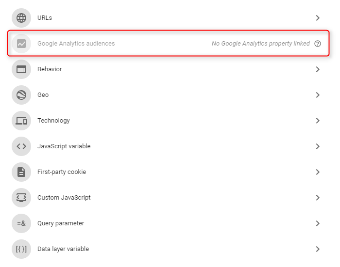 google-optimize-targeting