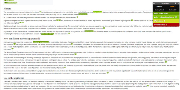 Chrome拡張機能-リンクを確認してください