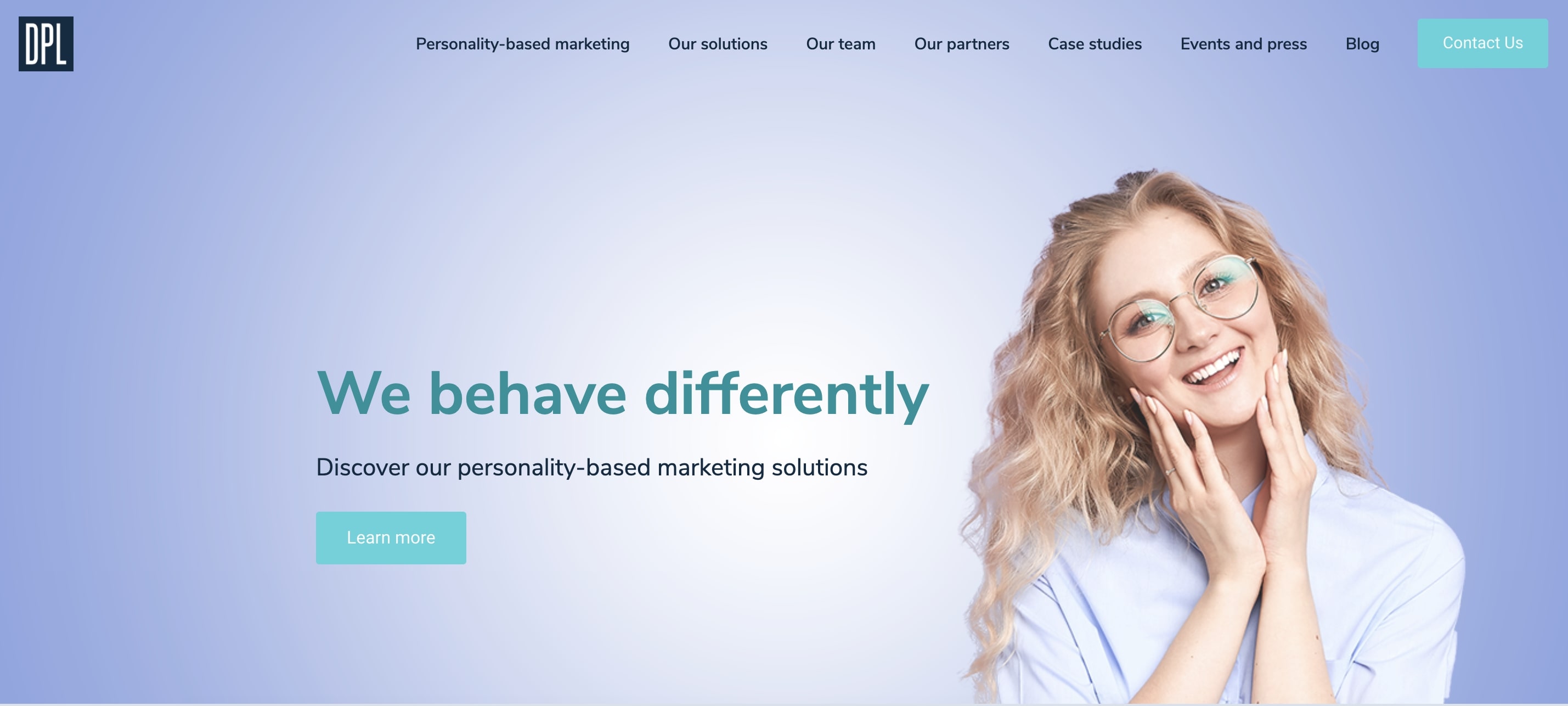 DPL AI公司網站首頁