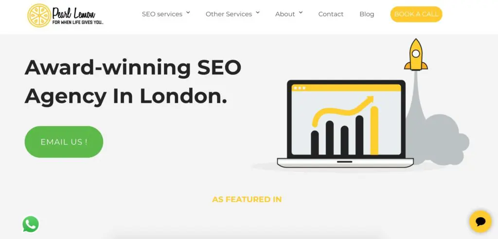 パールレモンB2BSEOエージェンシーホームページ