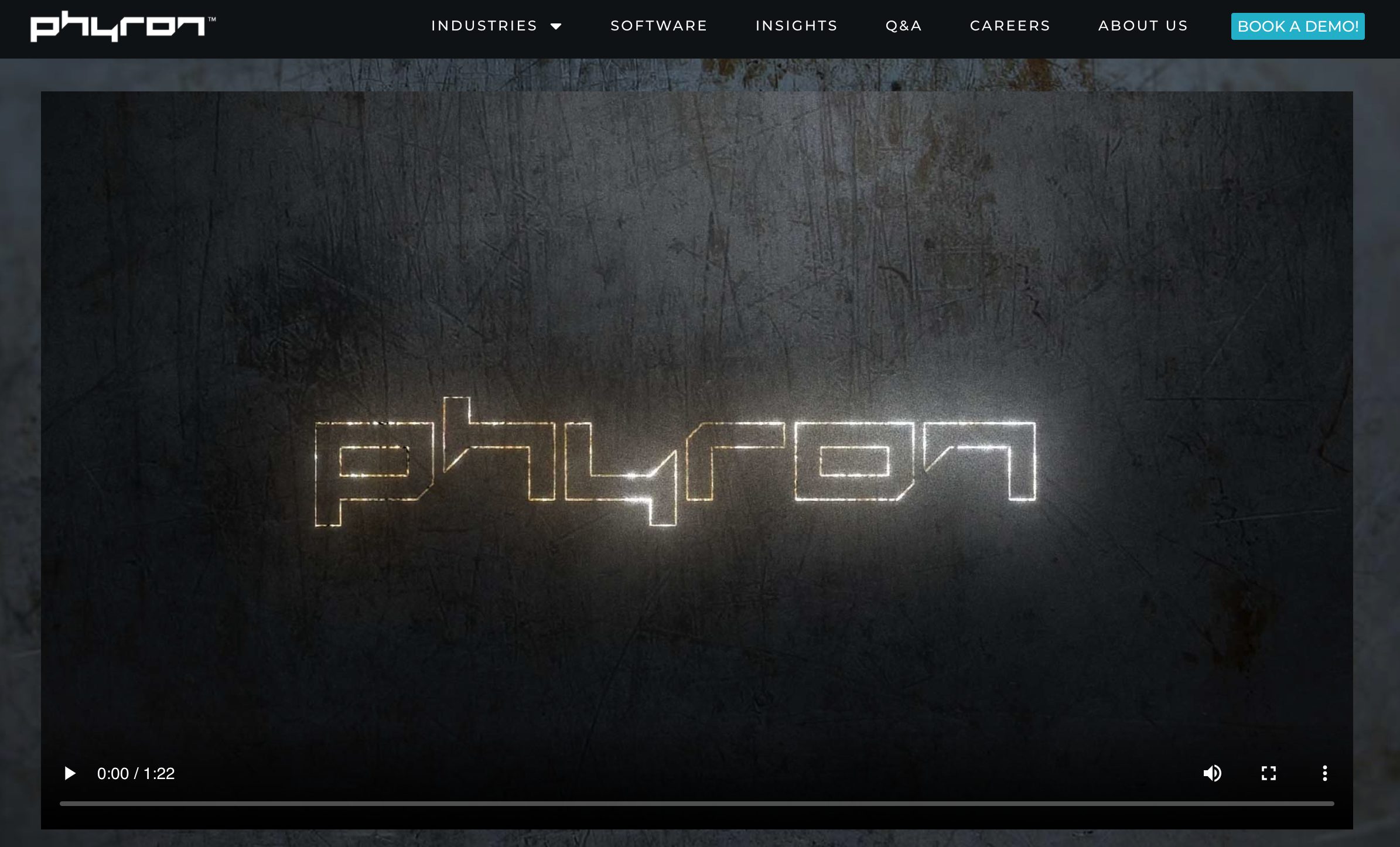 Phyronホームページビデオ