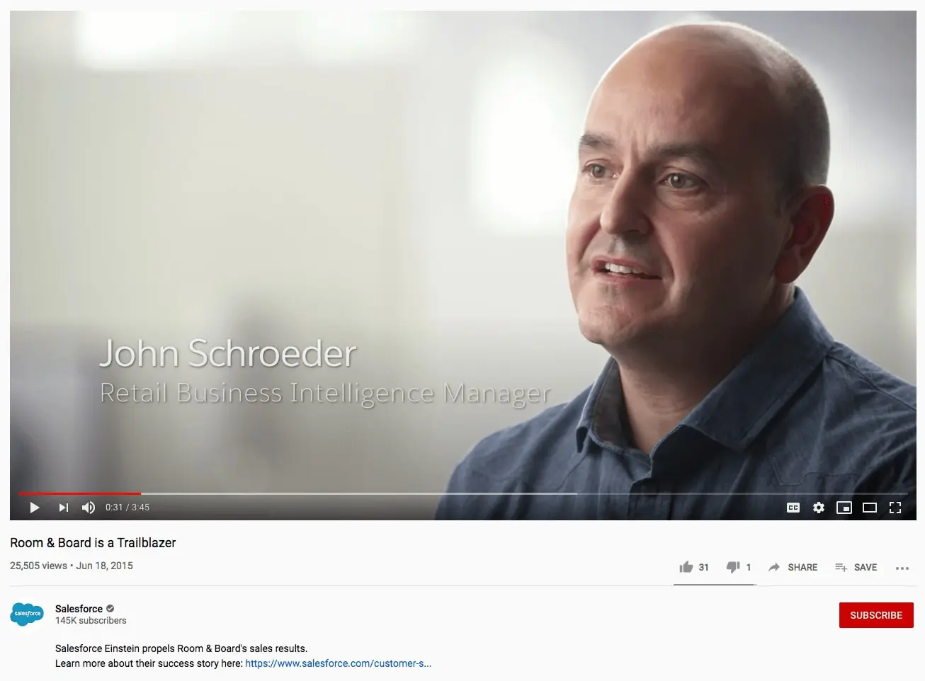 Salesforceのケーススタディビデオ