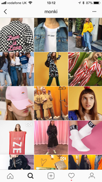 Monki sosyal medya
