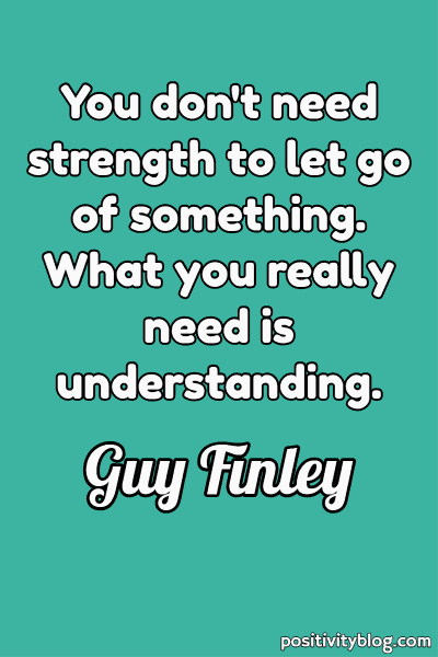 Цитата о прощении Гая Финли