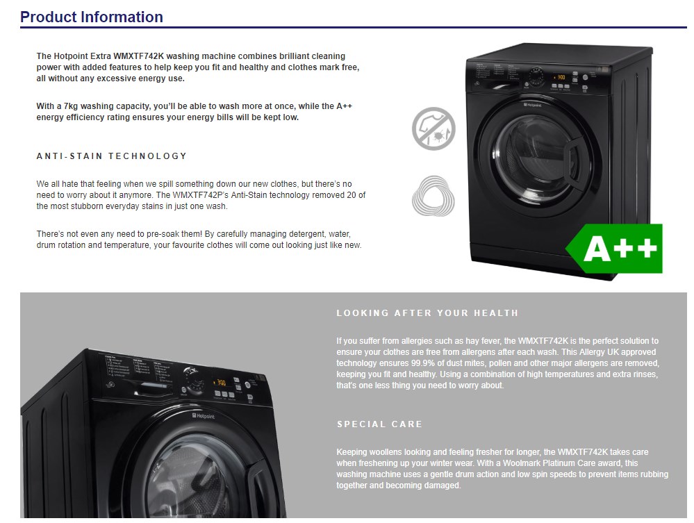 Boa descrição do produto para o SEO