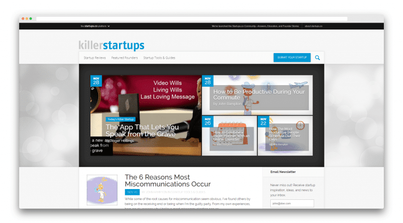 在 KillerStartups 上啟動您的應用程序