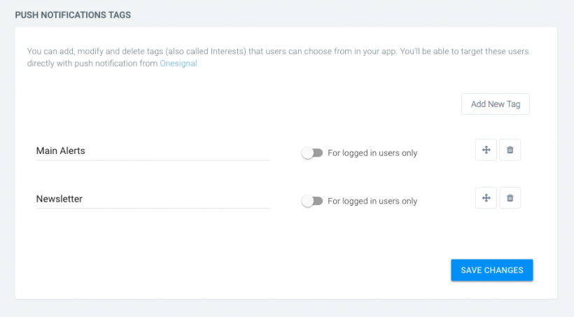 Canvas Builder Notifications