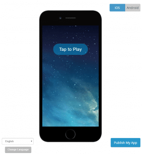 visualização de tela mobiloud