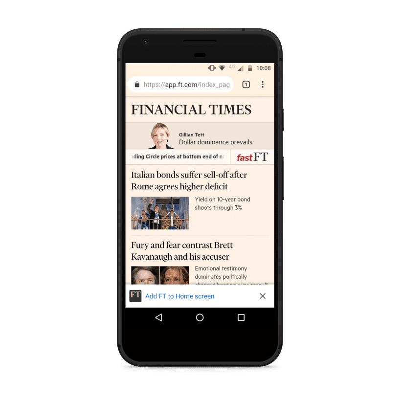 FT PWA Tambahkan ke Layar Beranda