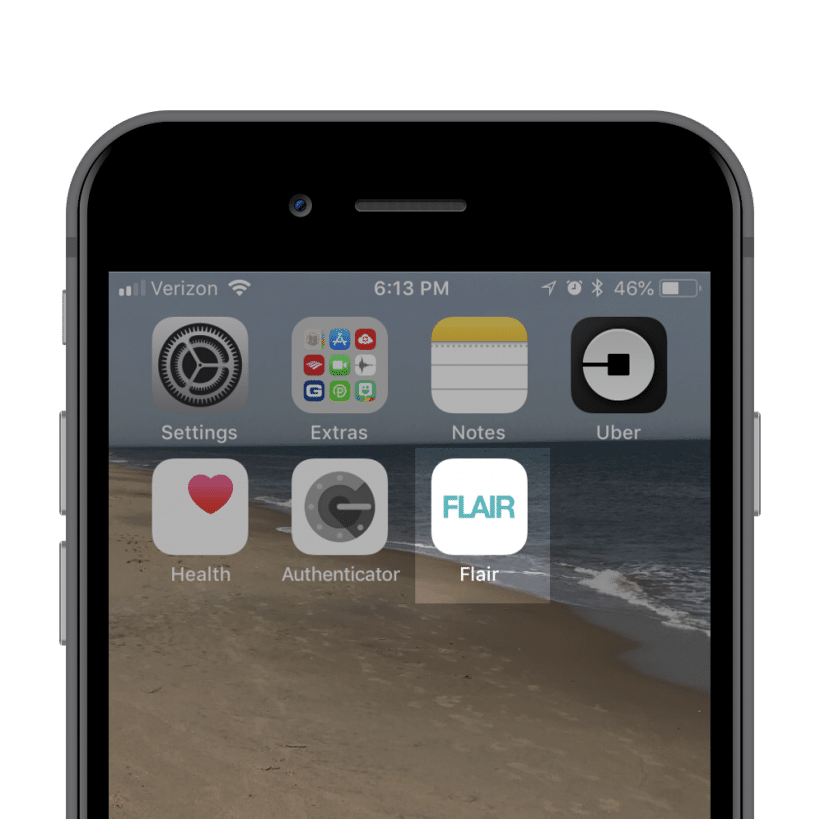 Ikon Aplikasi Asli di Layar Beranda
