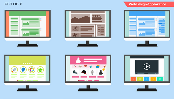 Внешний вид веб-дизайна Web Design Appearance