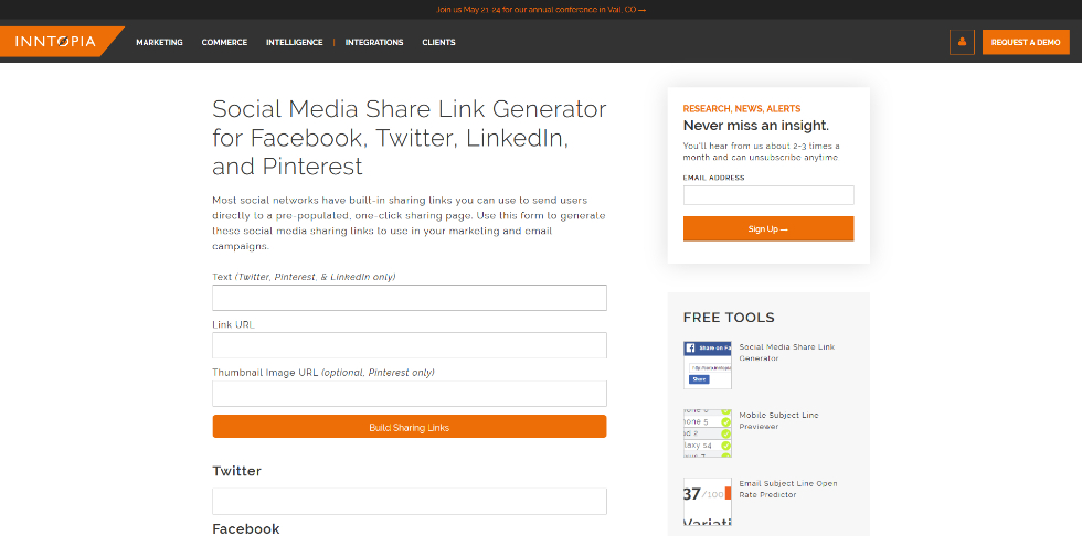 ГЕНЕРАТОР ССЫЛОК В СОЦИАЛЬНЫХ СЕТЯХ