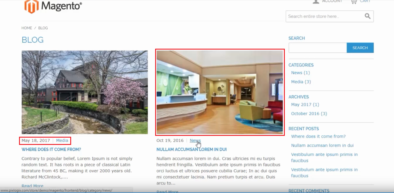 الصورة المميزة والتاريخ والفئة