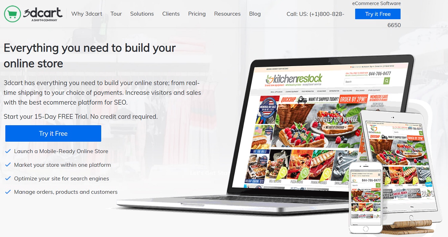 3dcart-最高のeコマースCMSプラットフォームWebサイト 3dcart - Best eCommerce CMS Platform Website