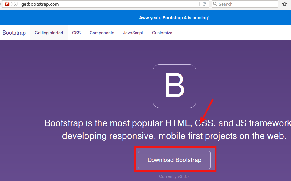 01 ดาวน์โหลด bootstrap