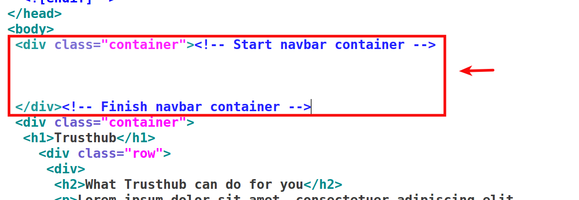 04 navbar 컨테이너 div