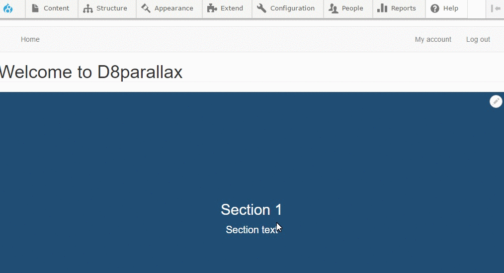 ScrollMagicを使用してDrupal8に視差ブロックを追加する
