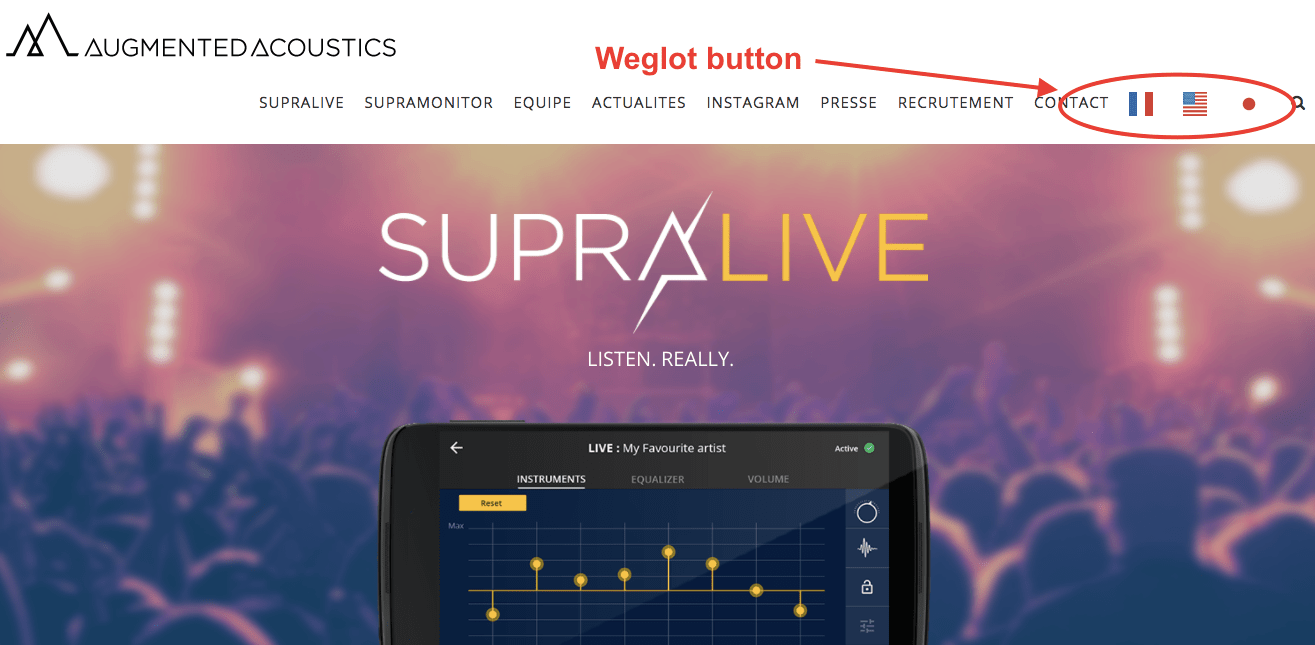 contoh tombol bahasa yang disesuaikan 2
