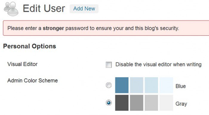 Ce plugin garantira que toute personne disposant d'un accès de haut niveau à votre site Web utilise un mot de passe aussi fort que possible.