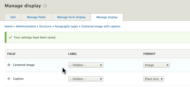 paragraphe drupal plusieurs champs